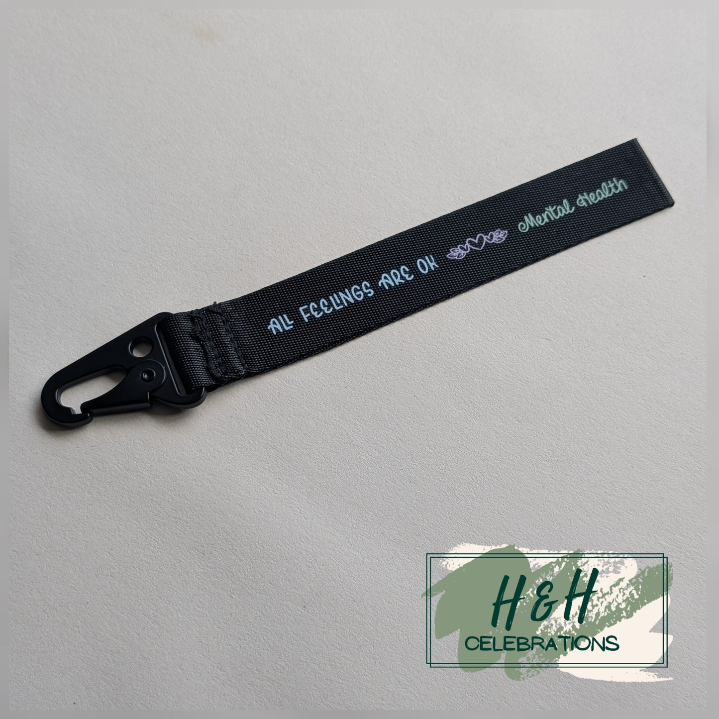 All Feelings Are Ok, Mental Health Wristlet