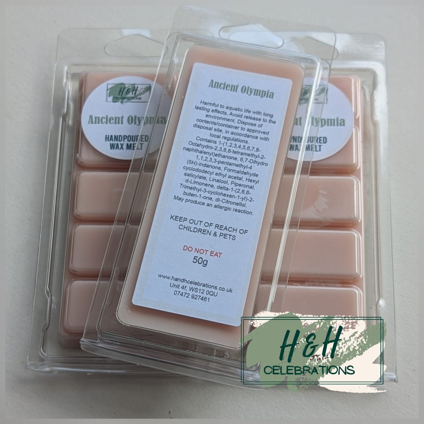 Ancient Olympia Wax Melt Snap Bar