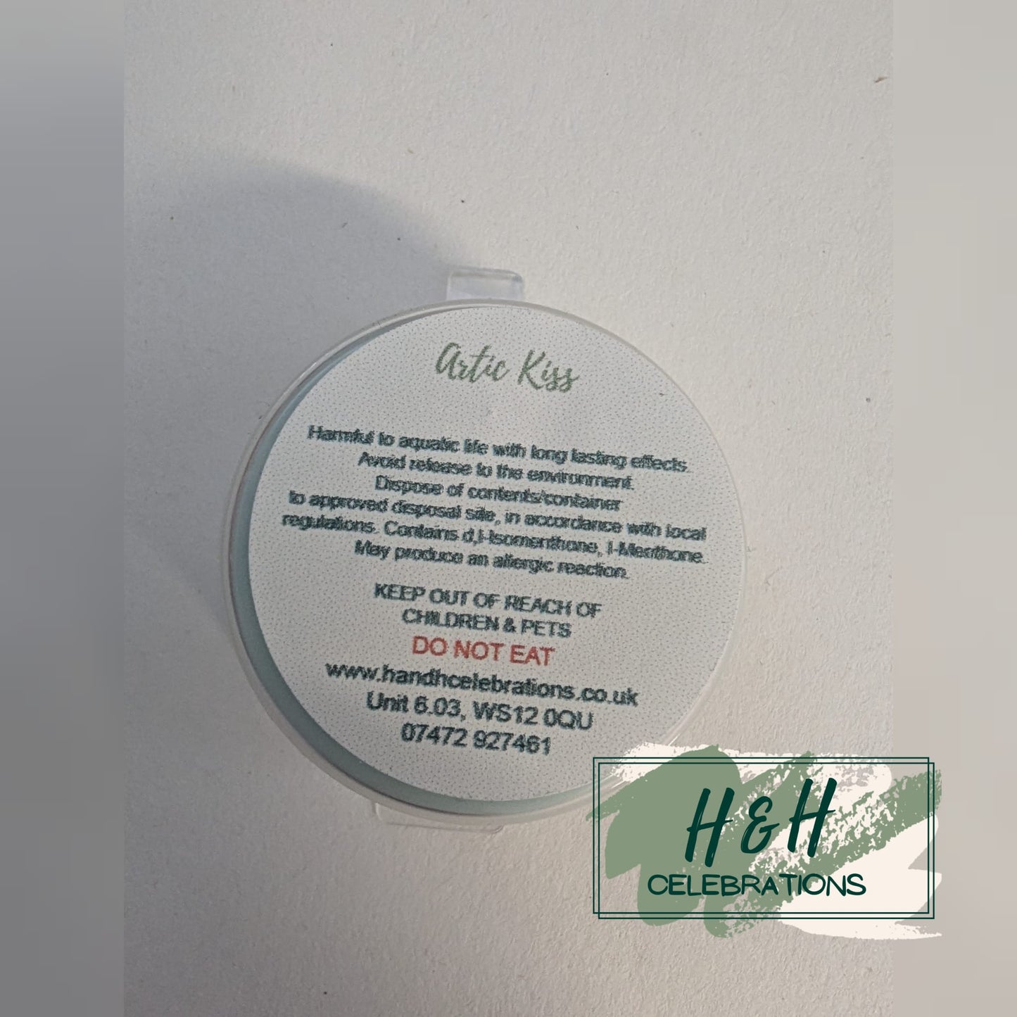 Artic Kiss Wax Melt Shot Pot
