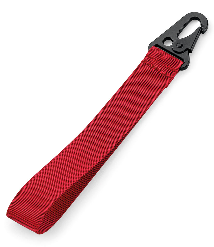 Rolling Oval Wristlet - Red