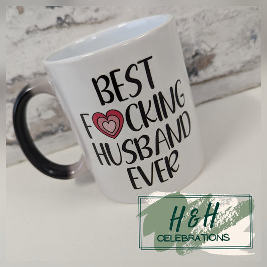 Best F*cking Husband Ever Colour Changing Ceramic Mug