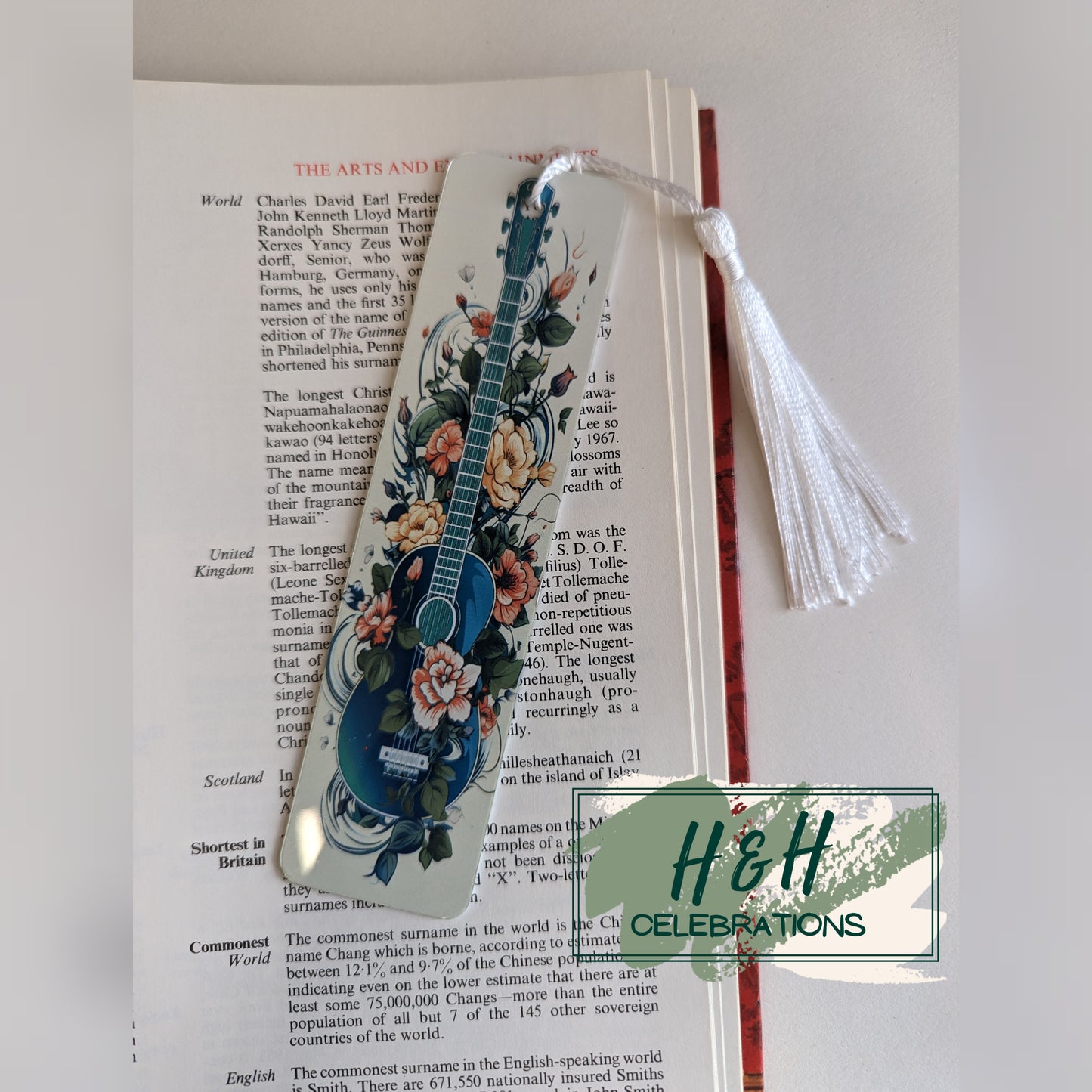 Blue Guitar Bookmark