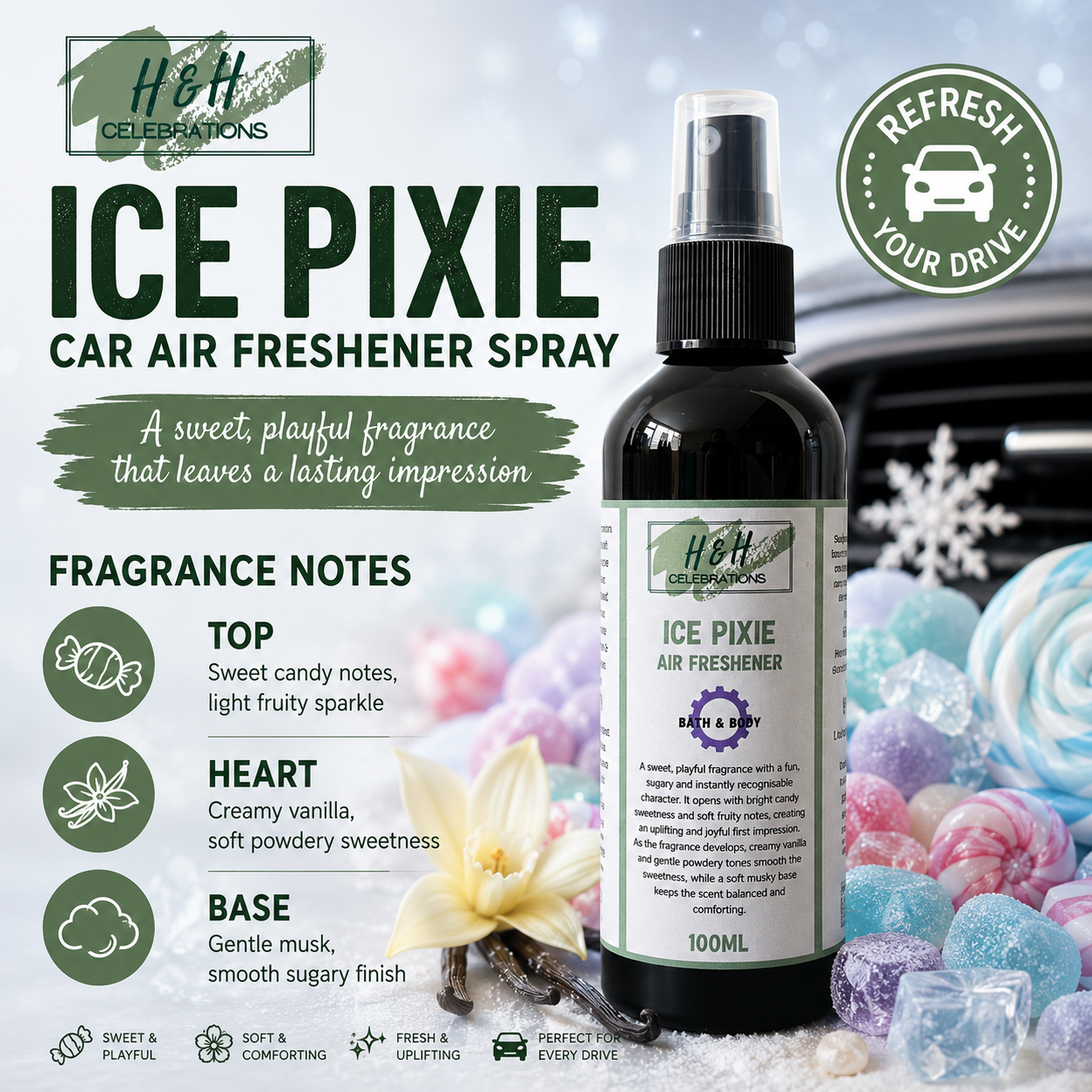 Ice Pixie Air Freshener Spray 100ml