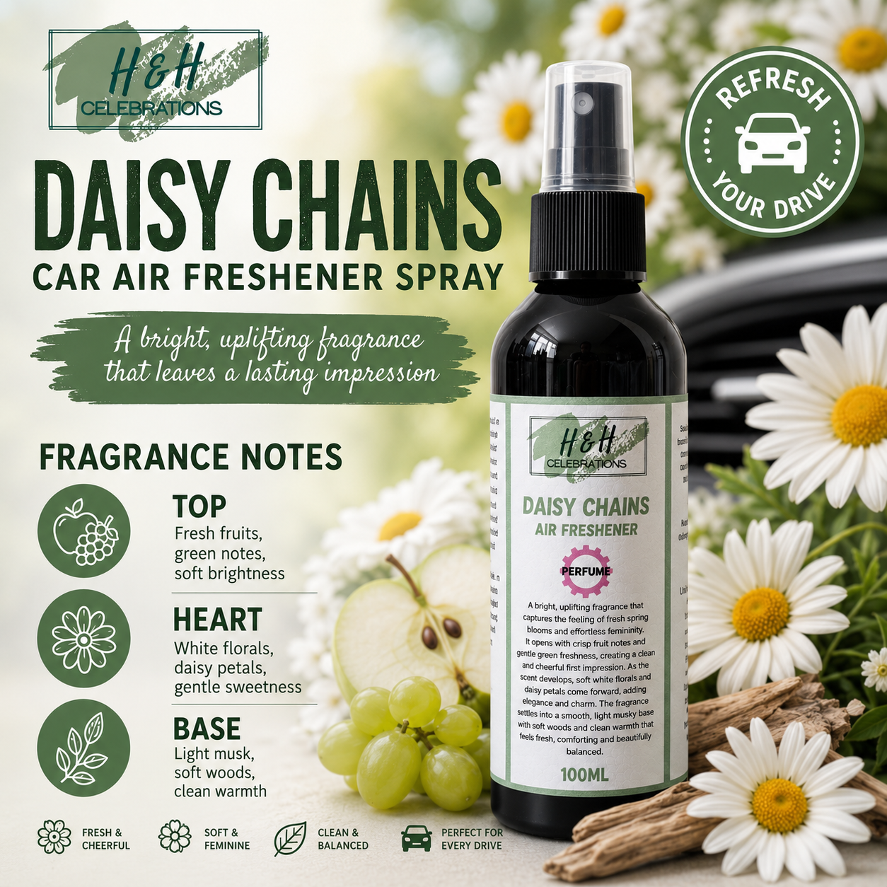 Daisy Chains Air Freshener Spray 100ml