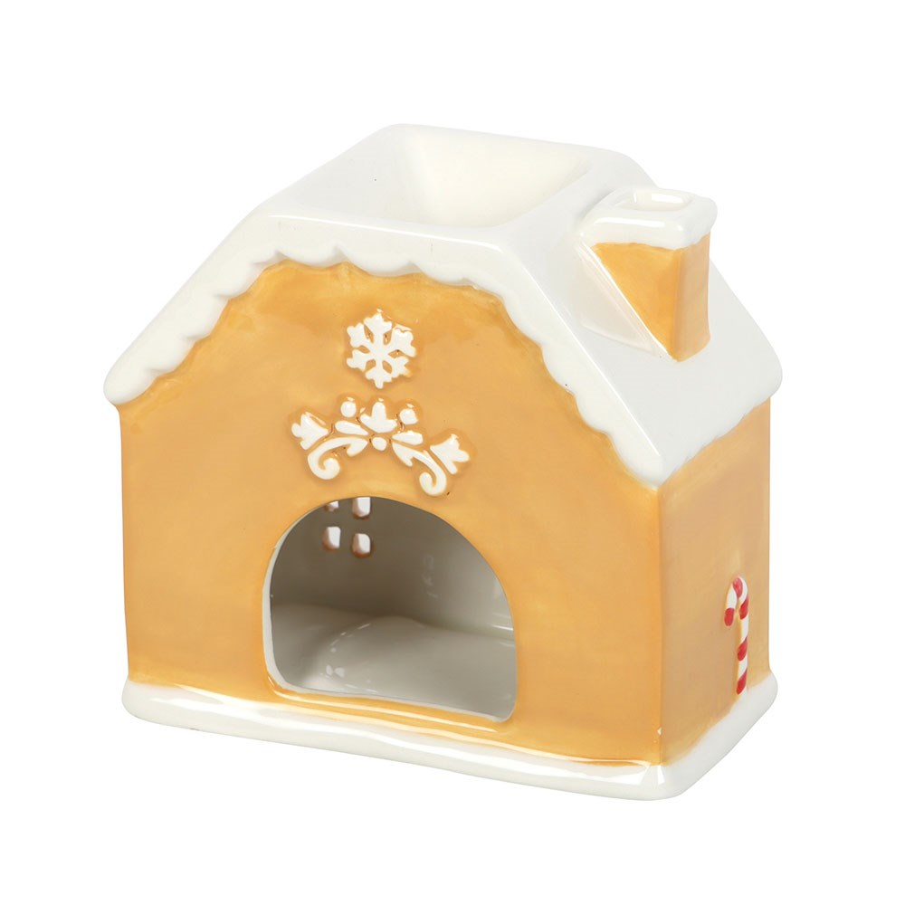 Candy Cane Gingerbread House Wax Melt Burner