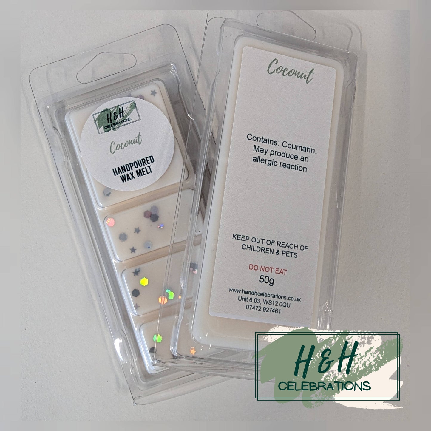 Coconut Wax Melt Snap Bar