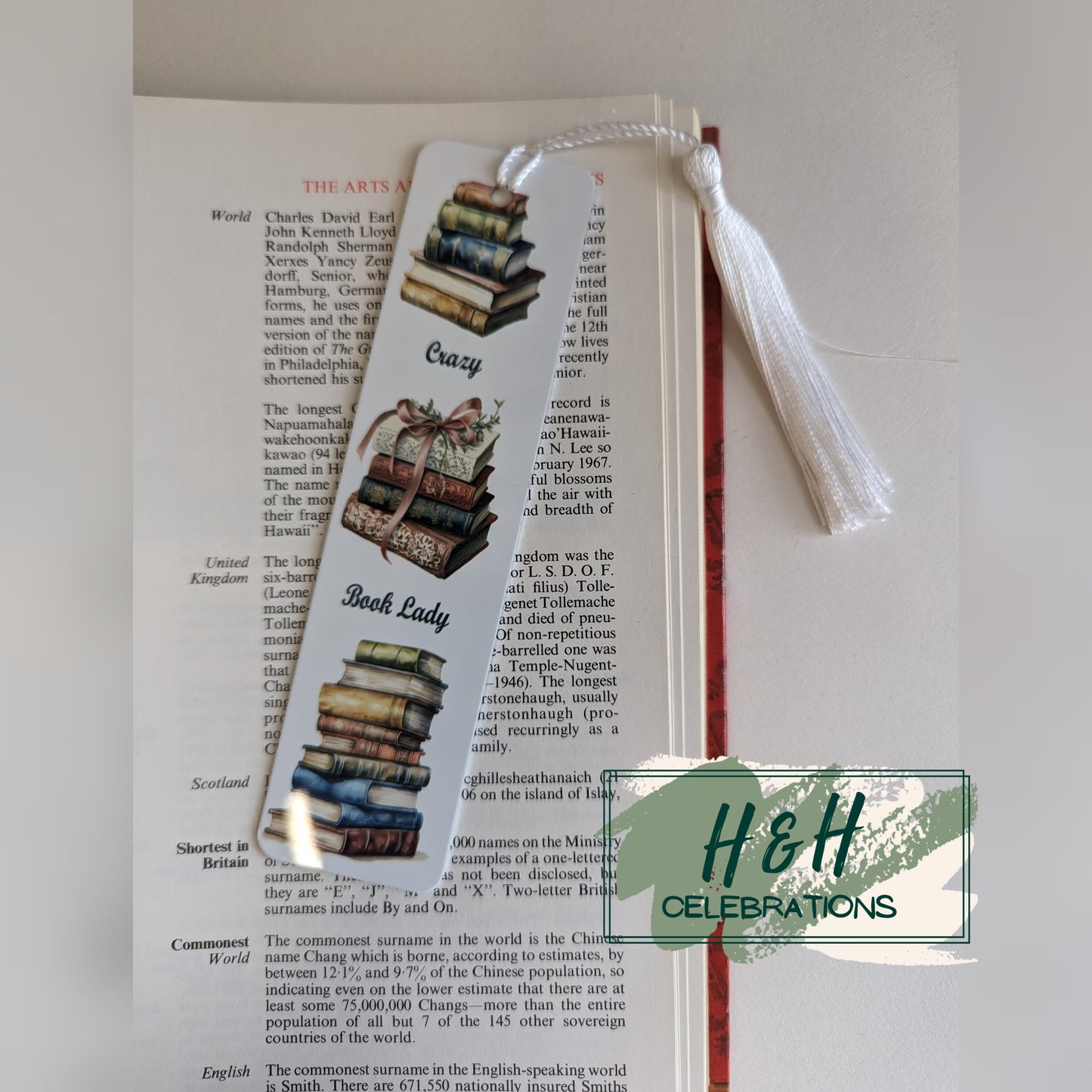 Crazy Book Lady Bookmark