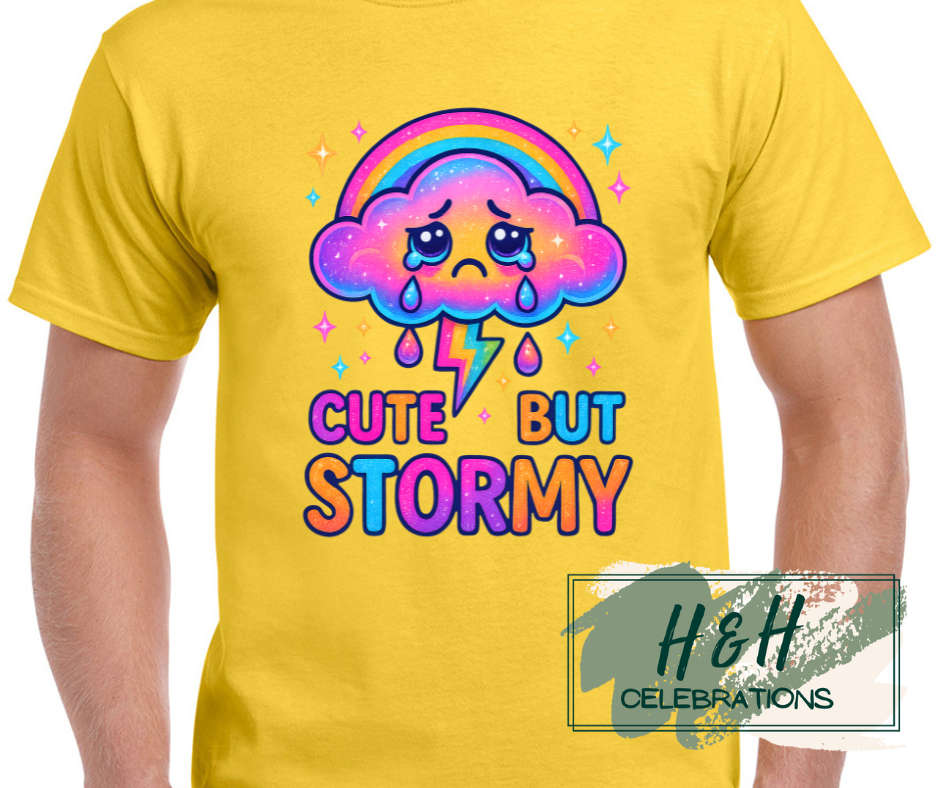Womens Cute But Stormy T-Shirt - 13 Colours