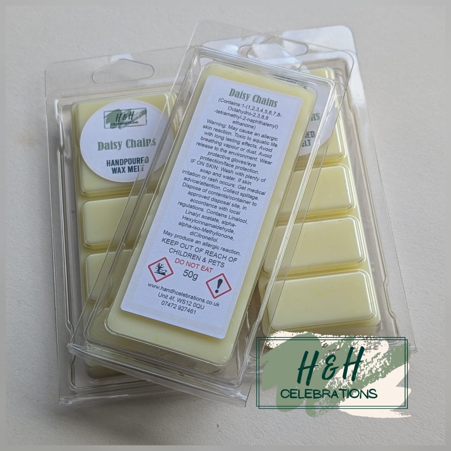 Daisy Chain Wax Melt Snap Bar