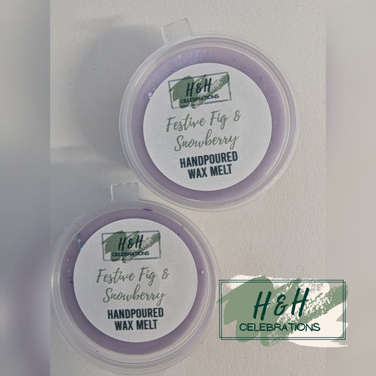 Festive Fig & Snowberry Wax Melt Shot Pot