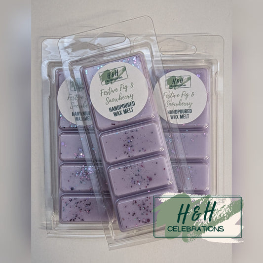 Festive Fig & Snowberry Wax Melt Snap Bar