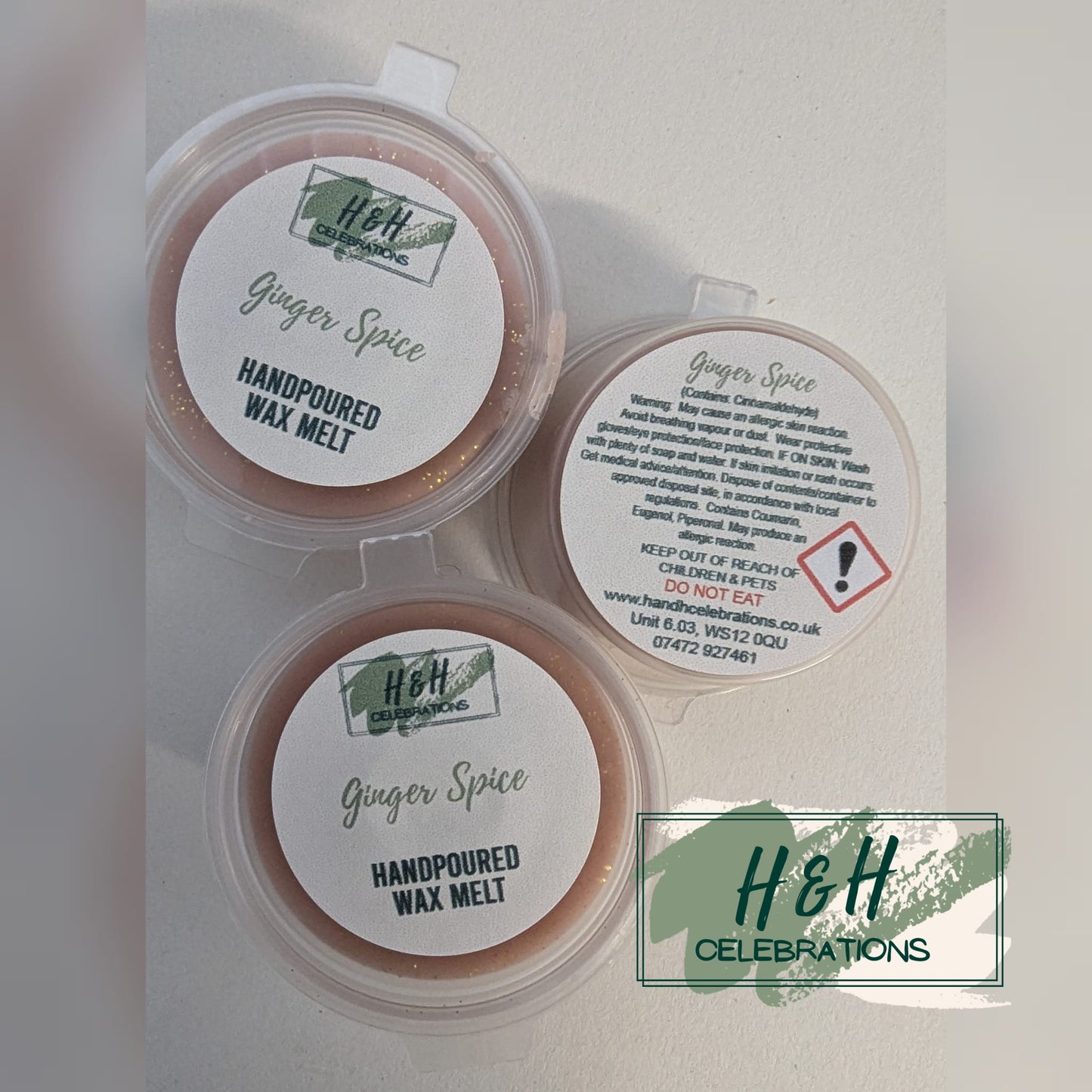 Ginger Spice Wax Melt Shot Pot