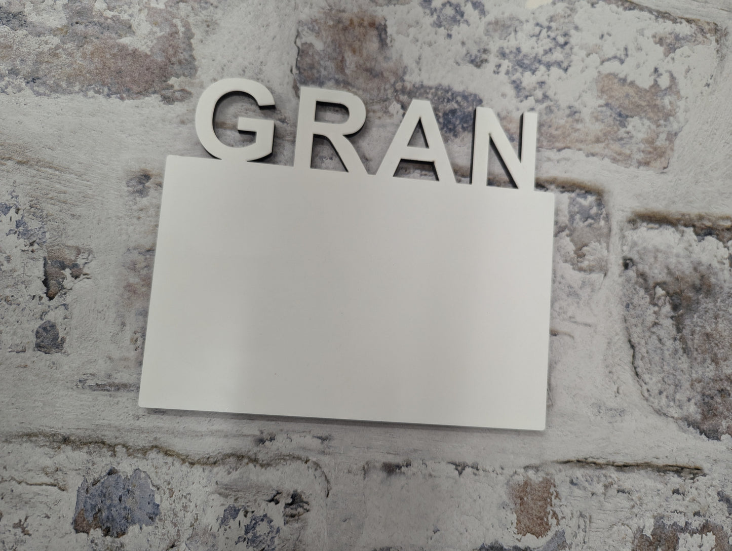 Personalised MDF Gran Photo Panel