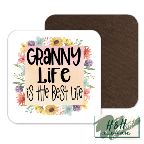 The Best Life MDF Coaster