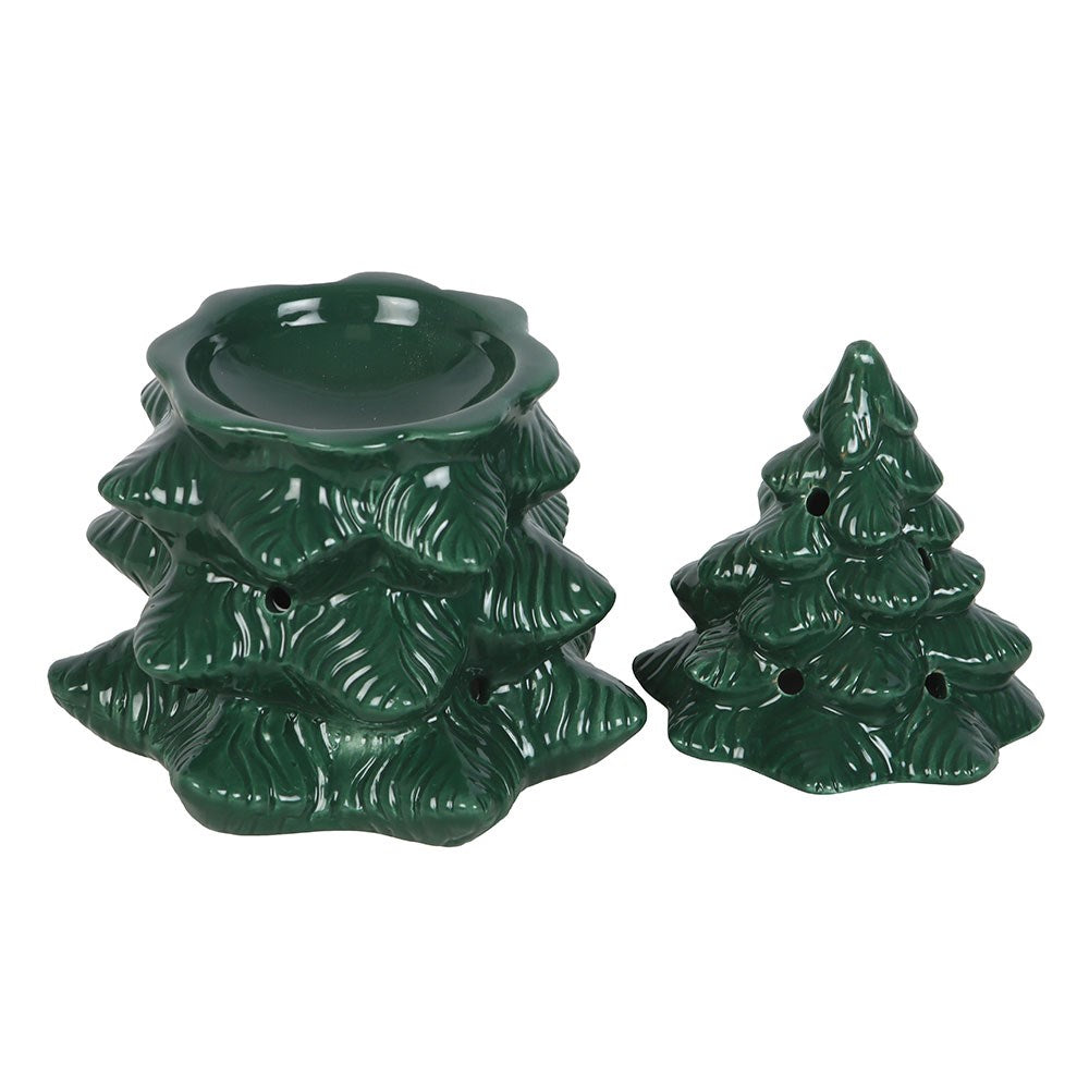 Green Fir Tree Wax Melt Burner