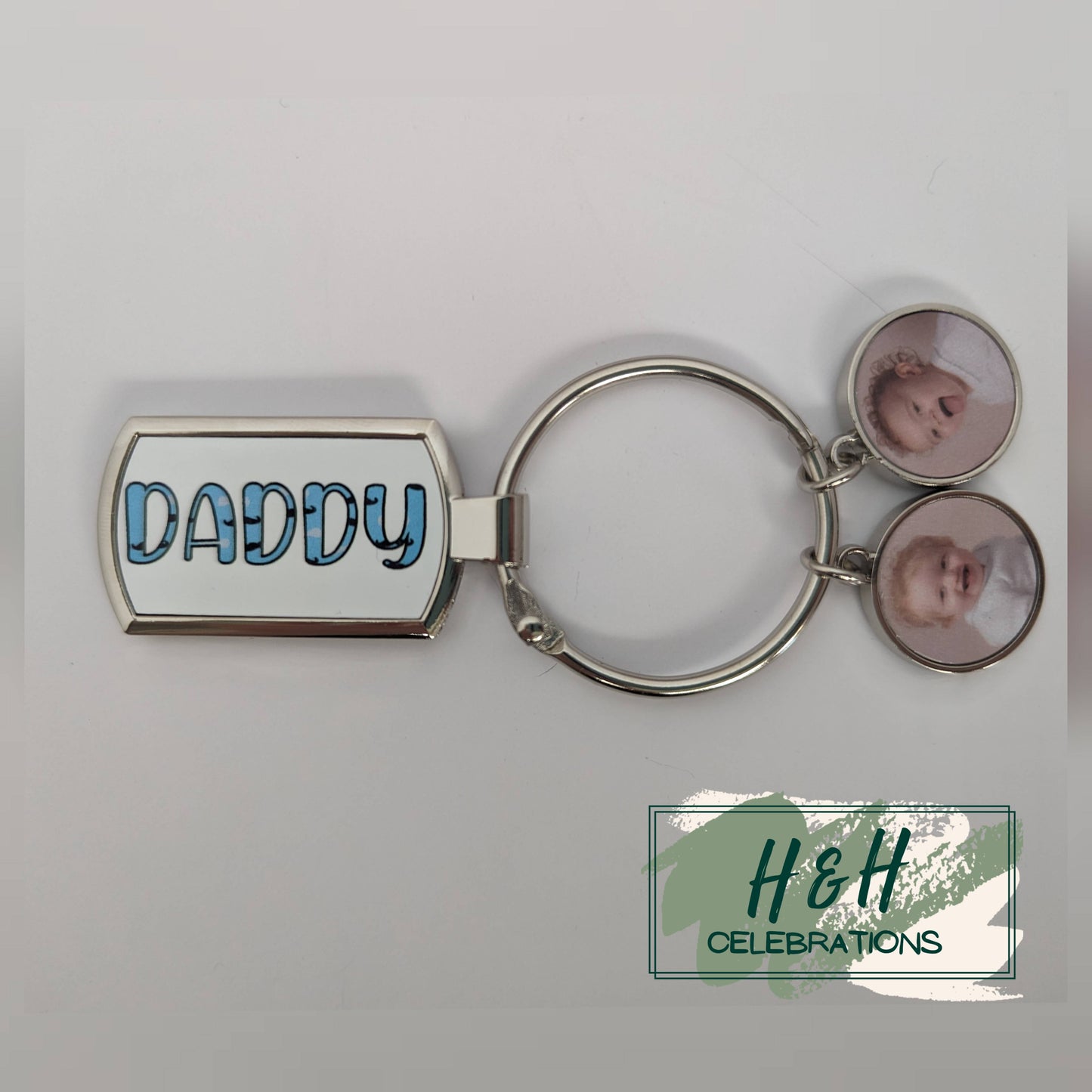 Personalised Photo Charm Keyring