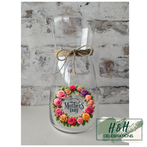 Happy Mother's Day! Floral Wreath Vase
