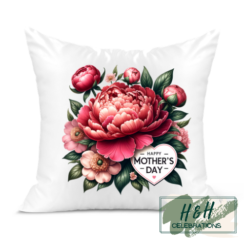 Happy Mother's Day Pink Cushion