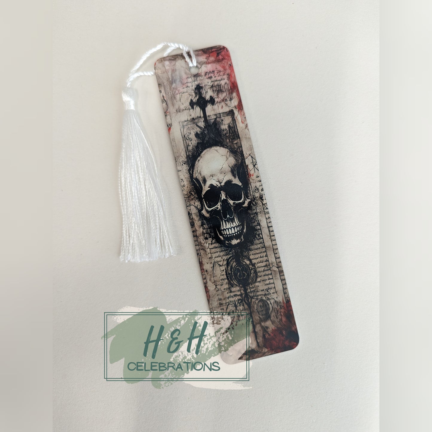 Horror Skull Themed Bookmark