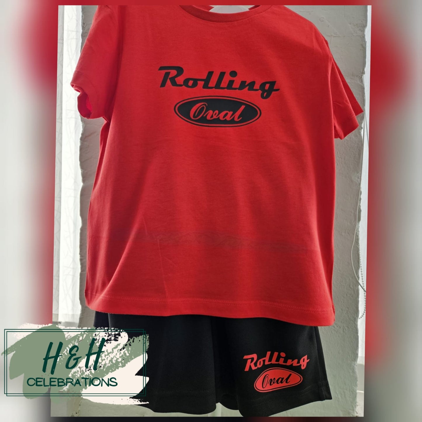 Rolling Oval Boys Shorts And T-Shirt Set