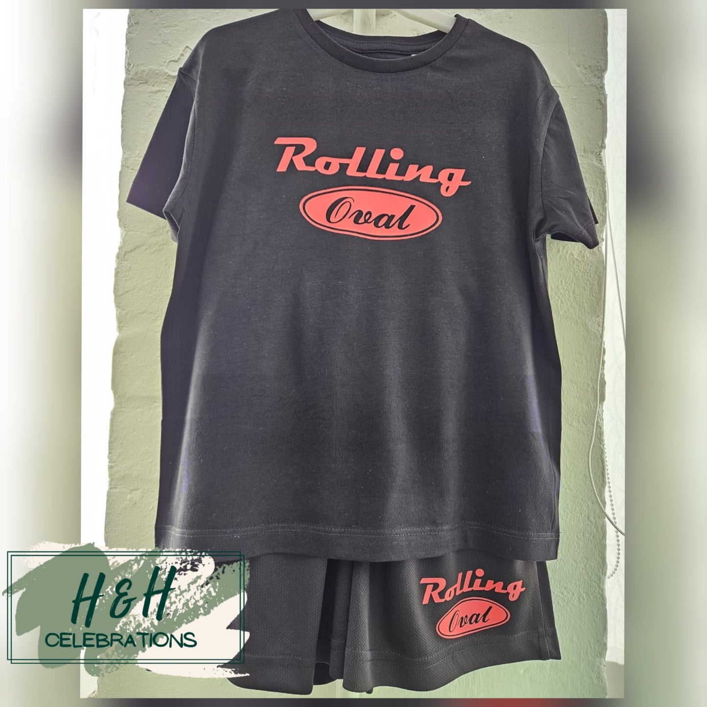 Rolling Oval Boys Shorts And T-Shirt Set