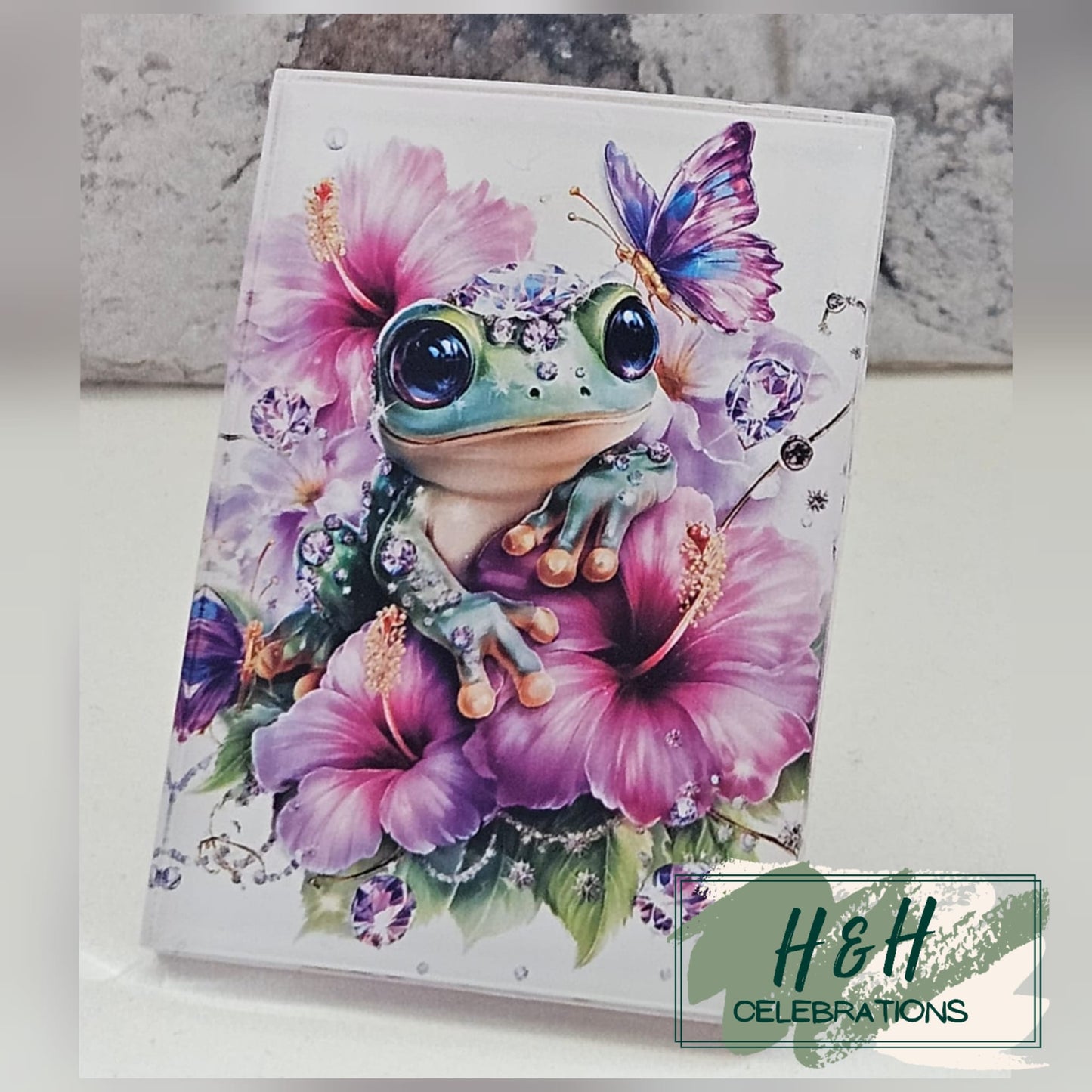 Jewelled Summer Frog Car Vent Air Freshener