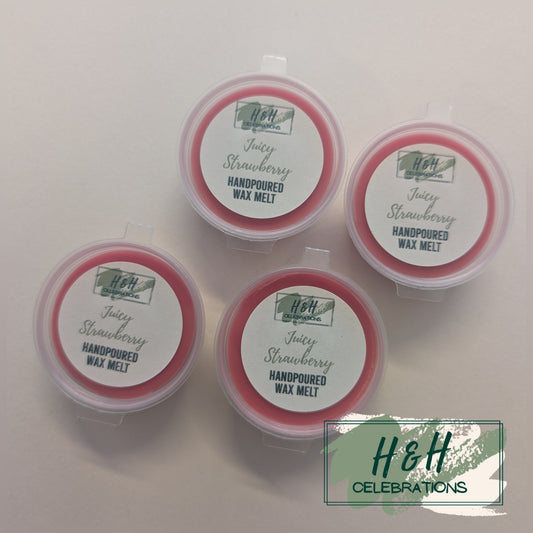 Juicy Strawberry Wax Melt 1oz Pot