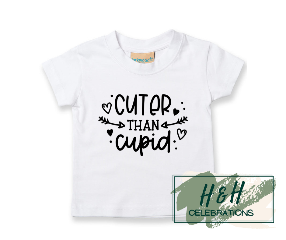 Cuter Than Cupid Short Sleeve T-Shirt