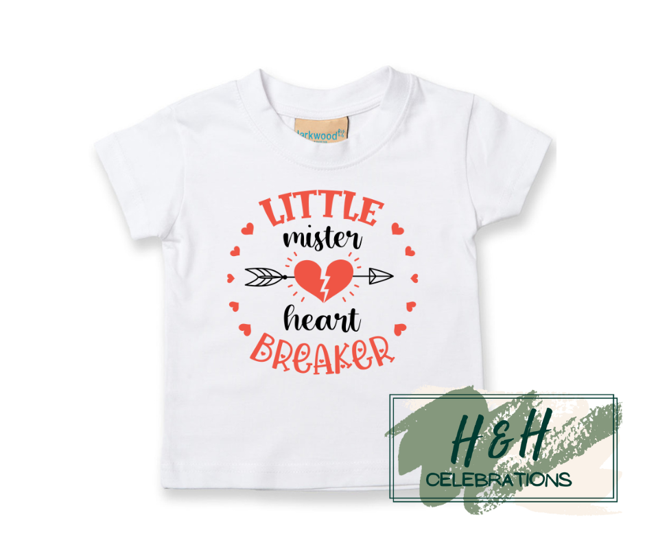 Little Mister Heart Breaker Short Sleeve T-Shirt