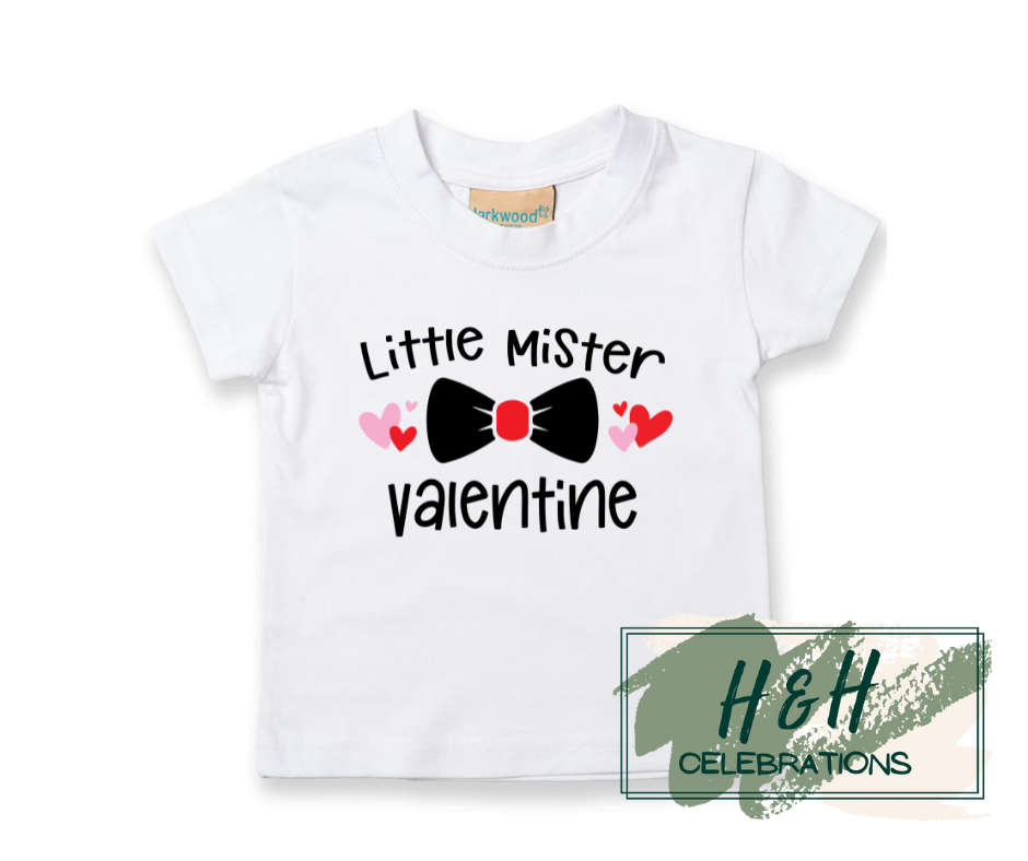 Little Mister Valentine Short Sleeve T-Shirt