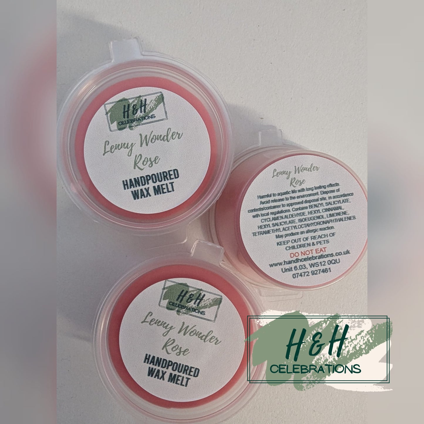 Lenny Wonder Rose Wax Melt Shot Pot