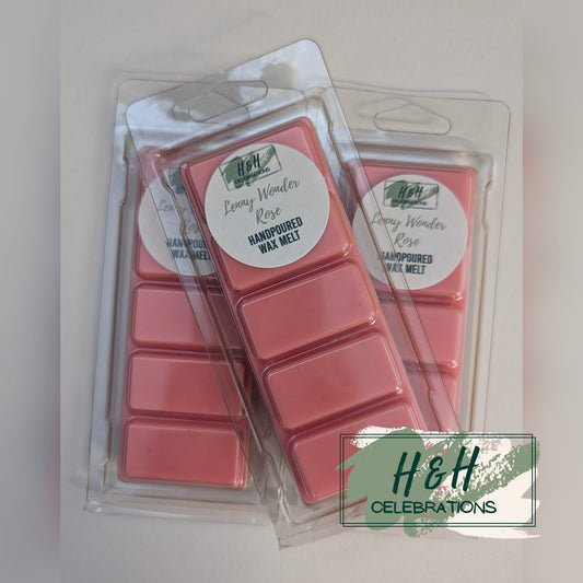 Lenny Wonder Rose Wax Melt Snap Bar