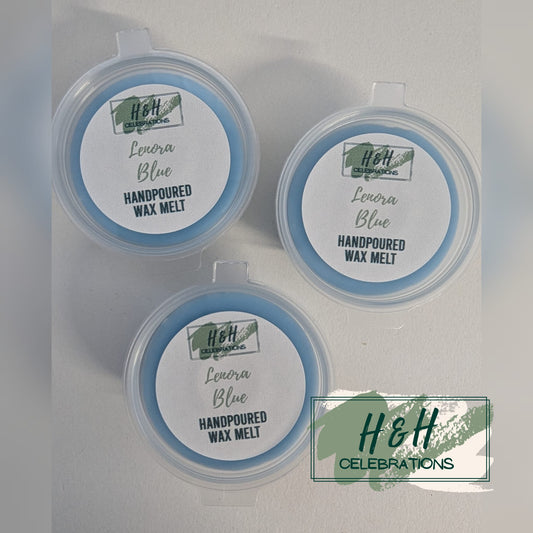 Lenora Blue Wax Melt Shot Pot