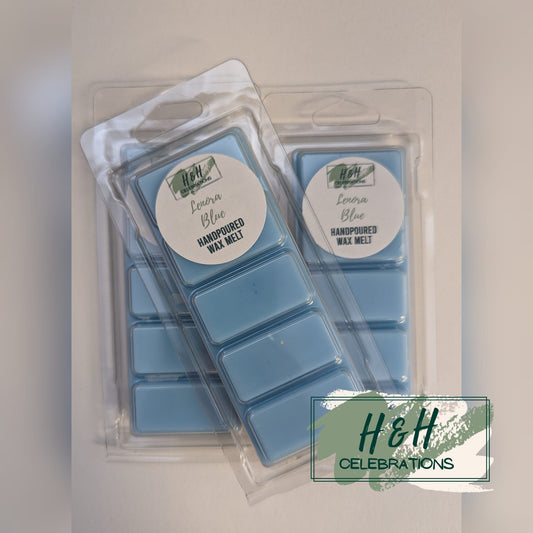 Lenora Blue Wax Melt Snap Bar