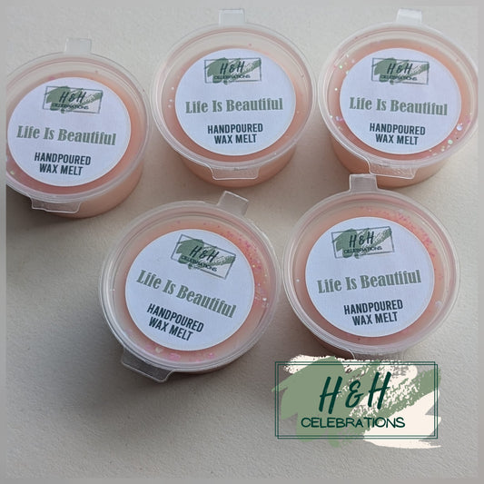 Life Is Beautiful Wax Melt Shot Pot