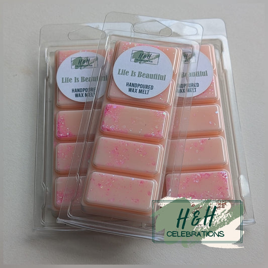 Life Is Beautiful Wax Melt Snap Bar