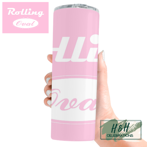 Rolling Oval 20oz Skinny Tumbler