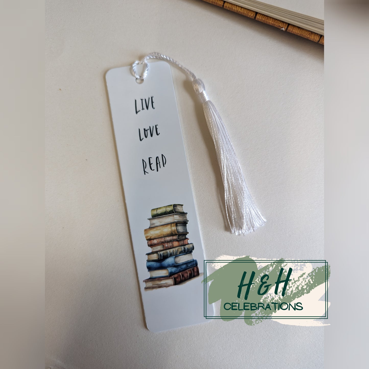 Live Love Read Bookmark