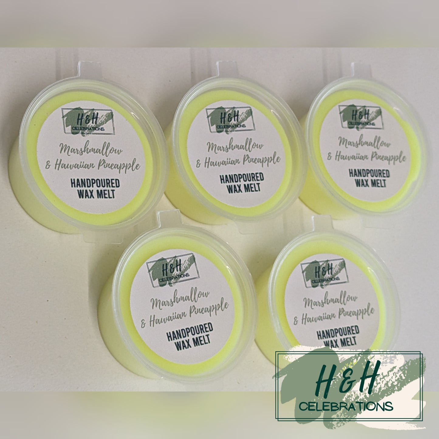 Marshmallow & Hawaiian Pineapple Wax Melt Shot Pot