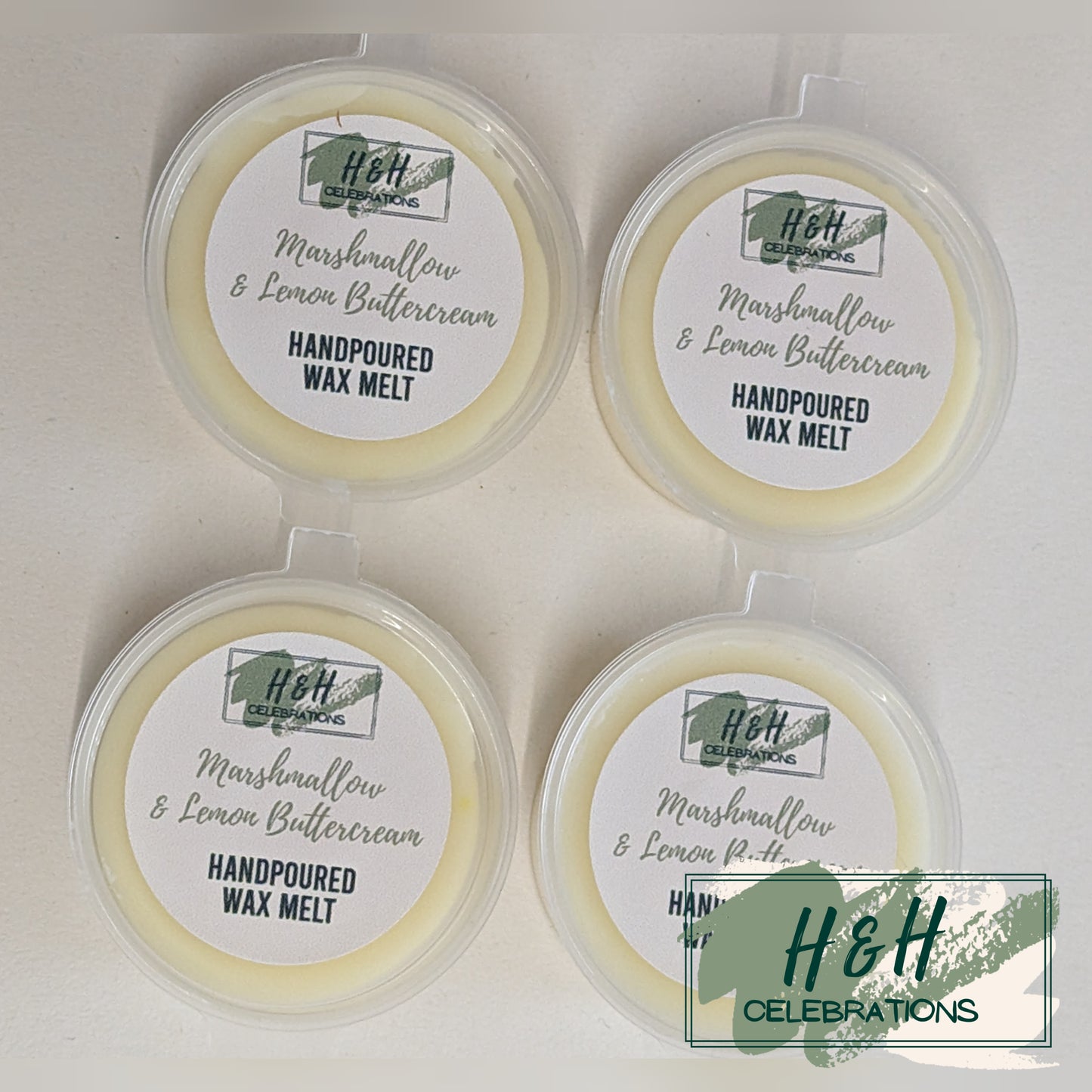 Marshmallow & Lemon Buttercream Wax Melt Shot Pot