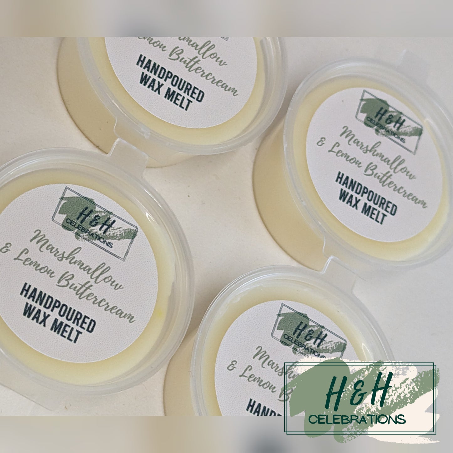 Marshmallow & Lemon Buttercream Wax Melt Shot Pot