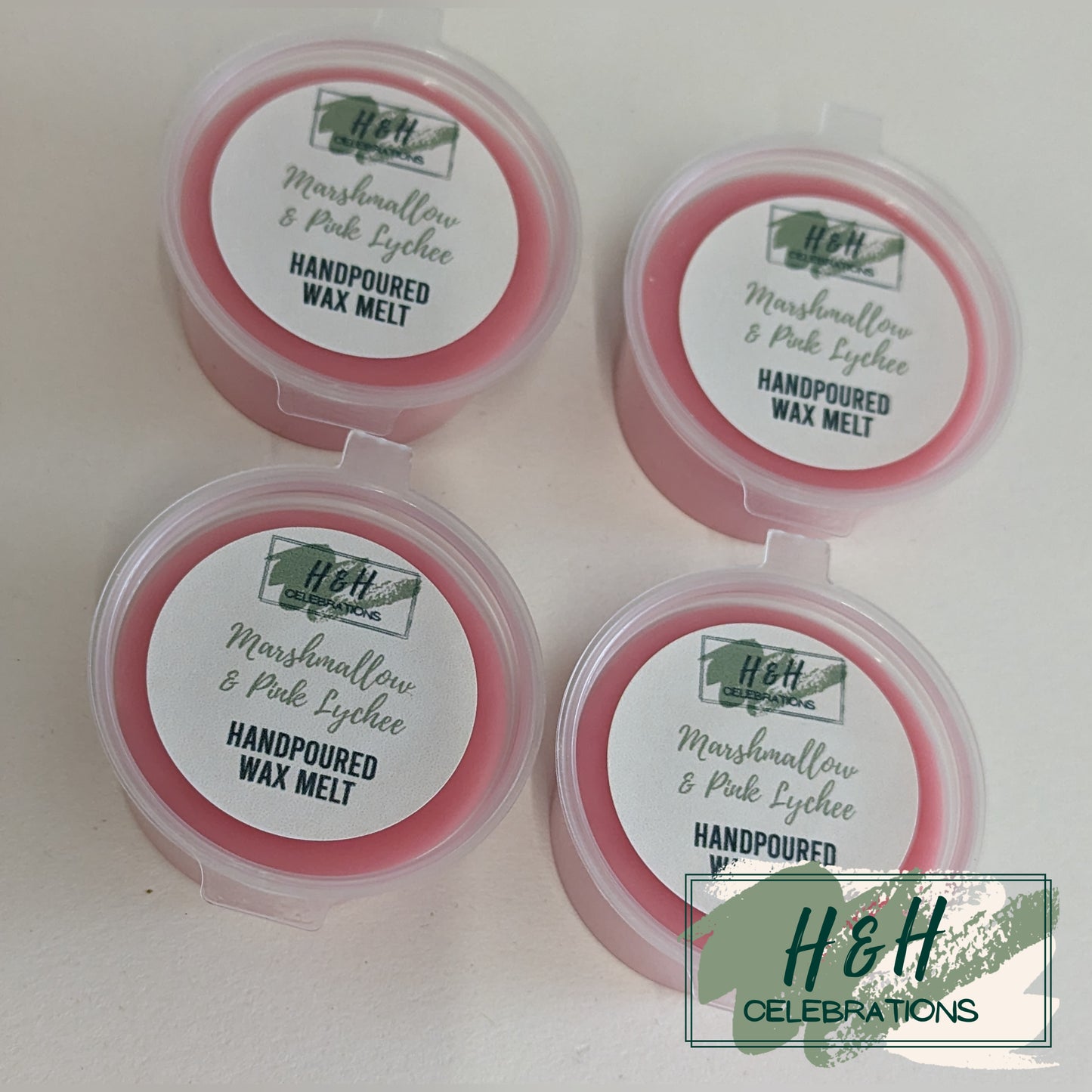 Marshmallow & Pink Lychee Wax Melt Shot Pot