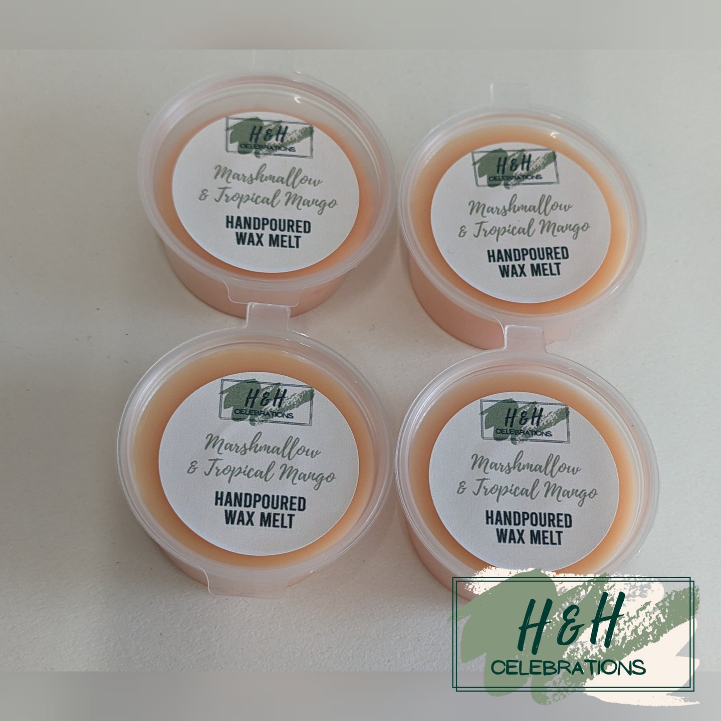 Marshmallow & Tropical Mango Wax Melt Shot Pot