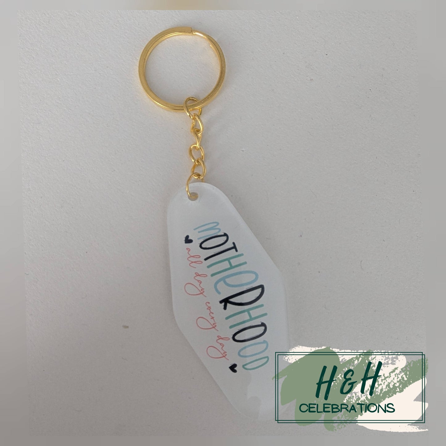 Motherhood All Day Every Day Motel/Hotel Keyring