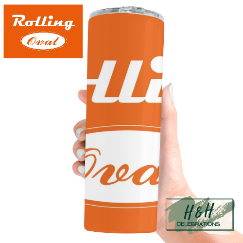 Rolling Oval 20oz Skinny Tumbler