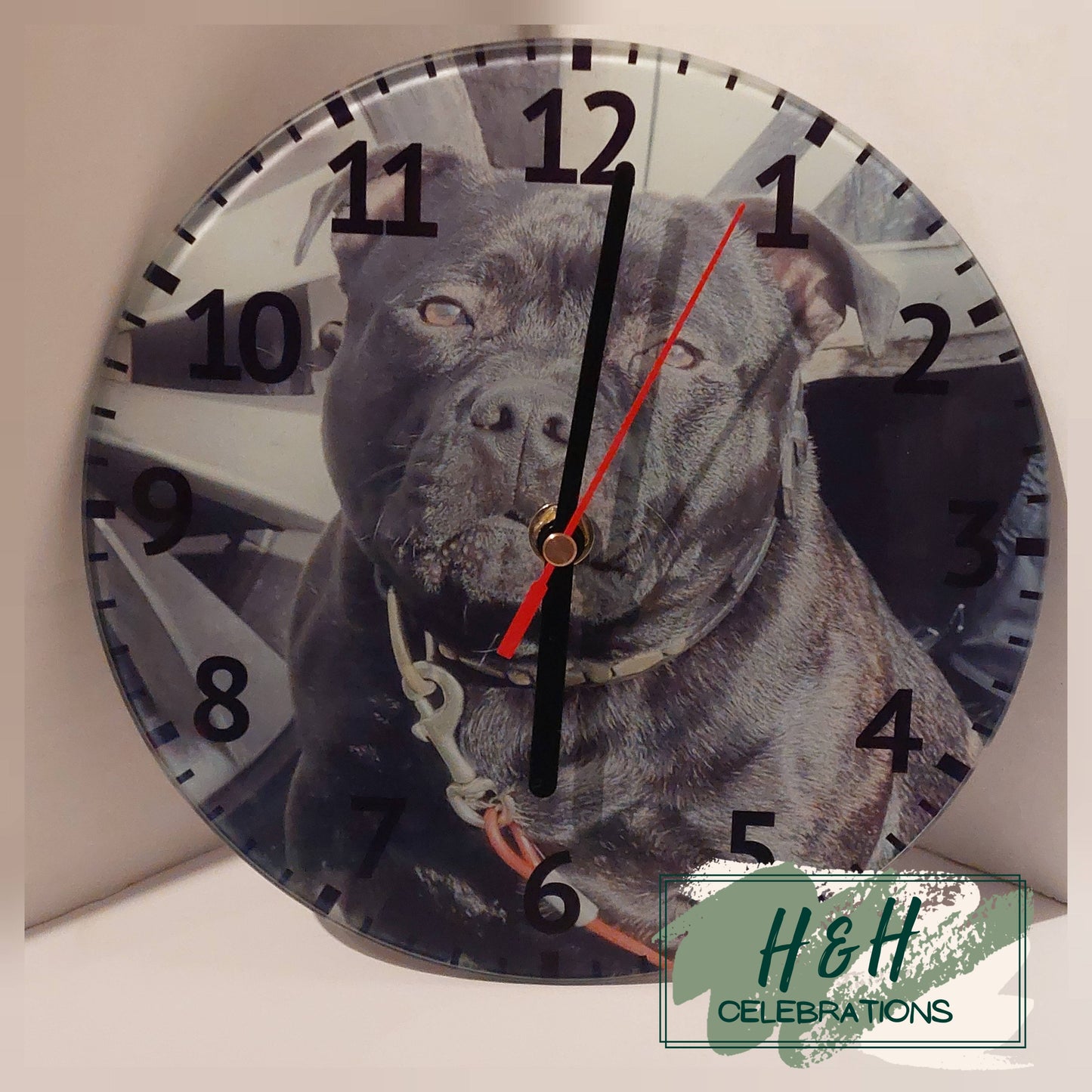 Personalised Glass Photo Wall Clock