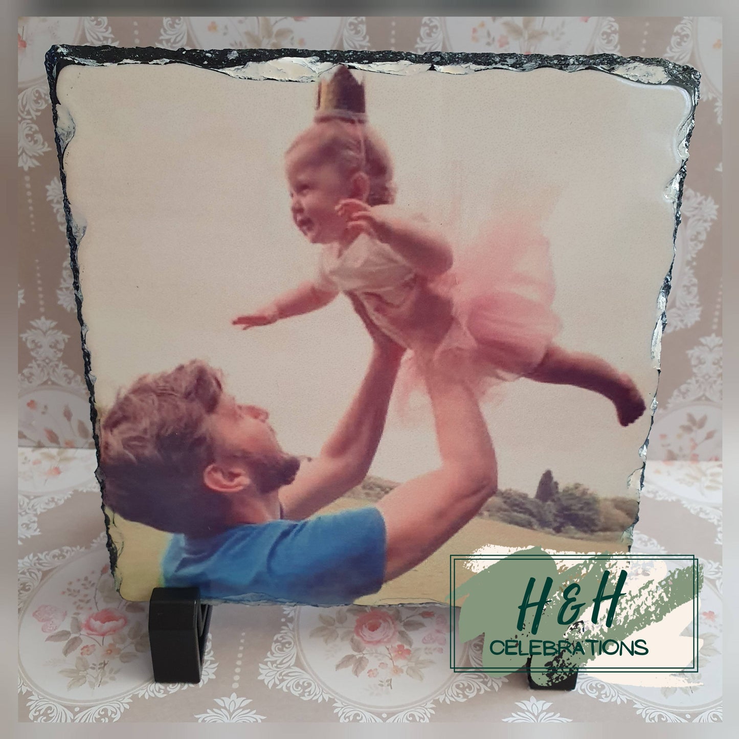 Add Your Own Image Personalised Rock Slate