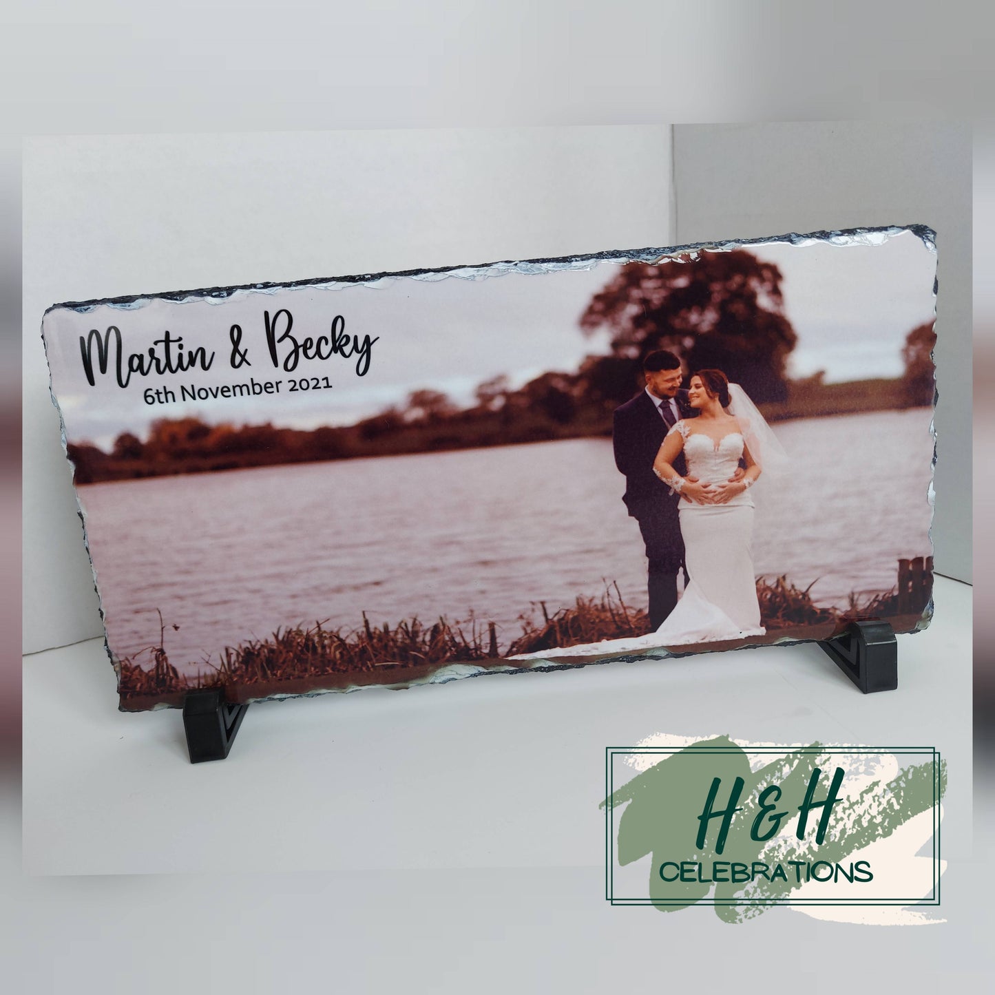 Add Your Own Image Personalised Rock Slate