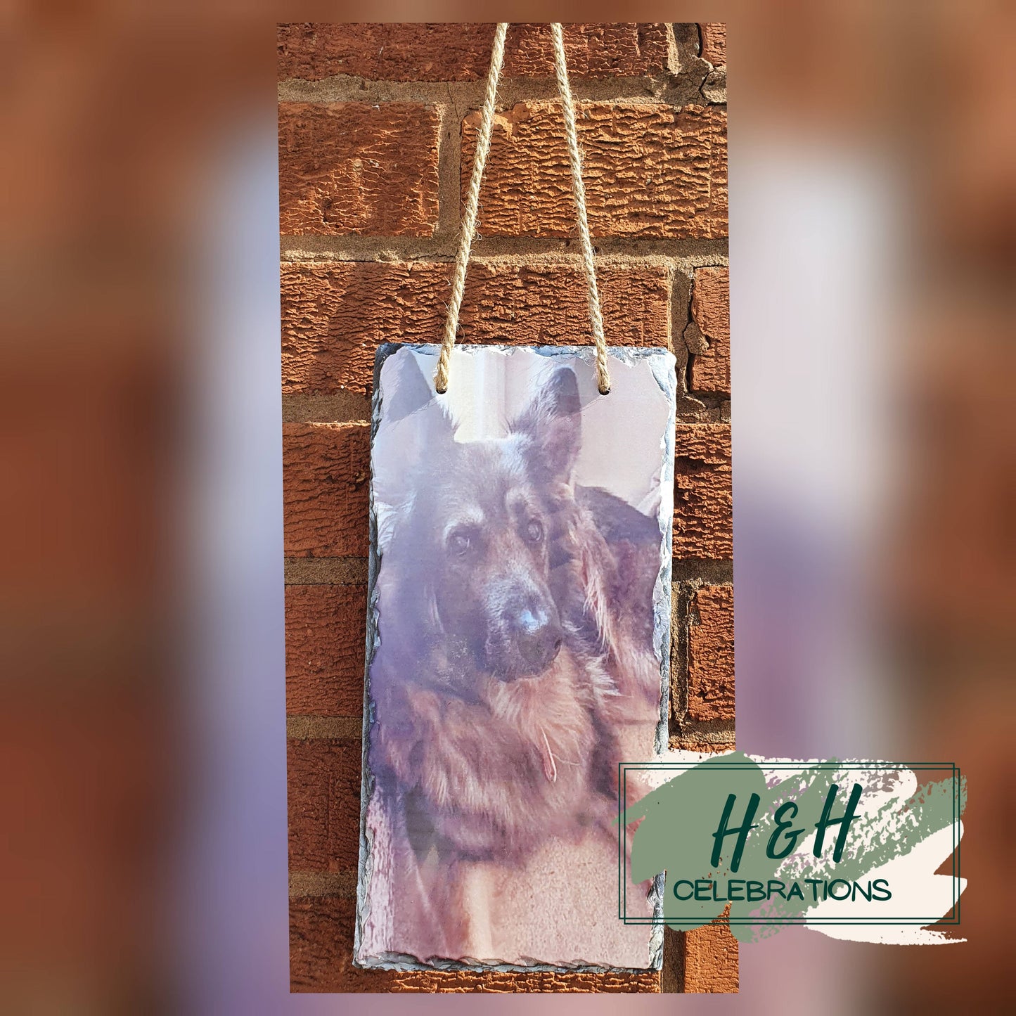 Add Your Own Image Personalised Rock Slate