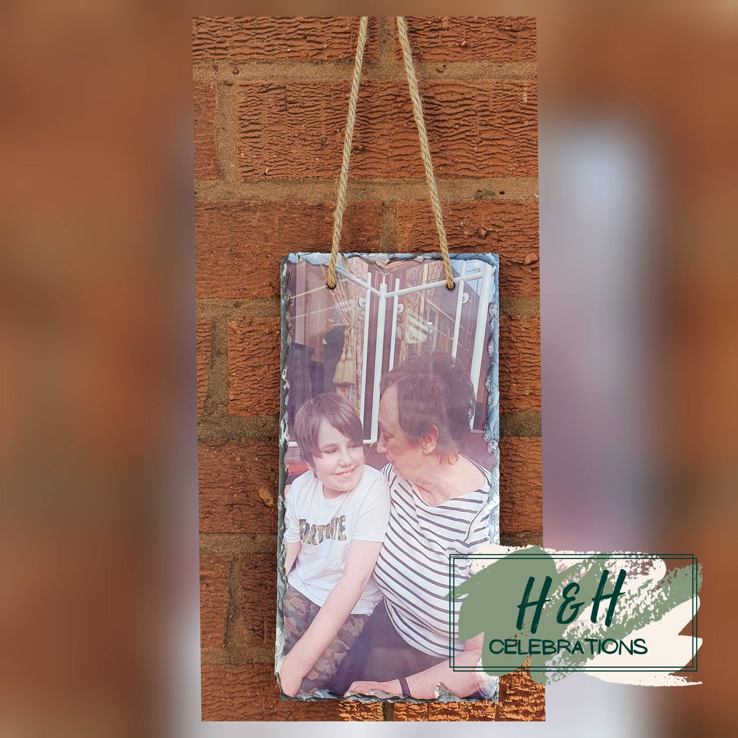 Add Your Own Image Personalised Rock Slate